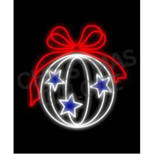 Round Ball with Bow - In stock Now!