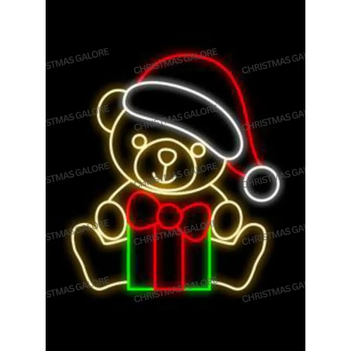 Teddy with Present - In stock now!