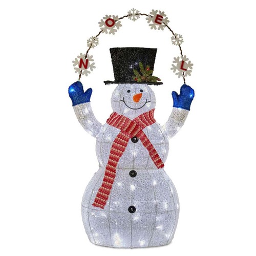 LED Outdoor Snowman 120cmH