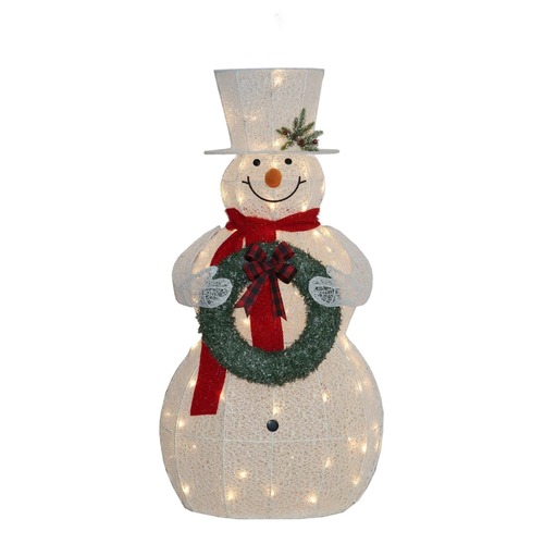 LED White Outdoor Snowman 150cm