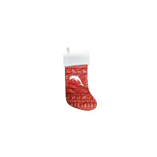 NRL Dolphins Xmas Stocking