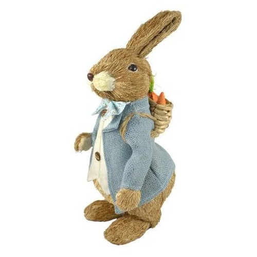 18x40cm Straw peter Rabbit with Backpack