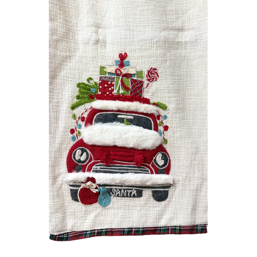 Santa's Car Table Runner