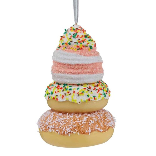 13cm Donut Stack Hanging Deco