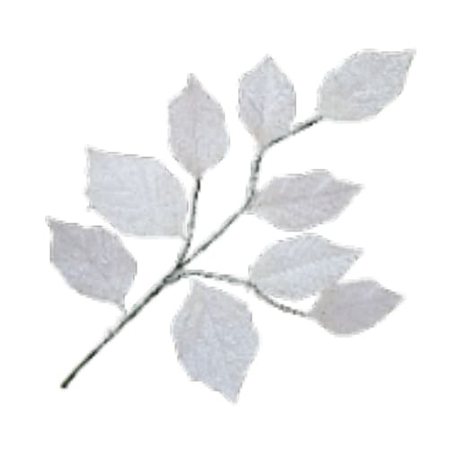 22" Leaf Spray Silver