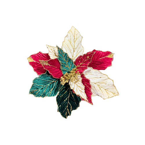 13" Poinsettia Multi