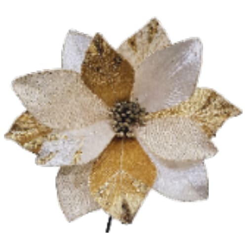 13" Poinsettia Earthy