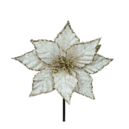 5" Poinsettia with Trim