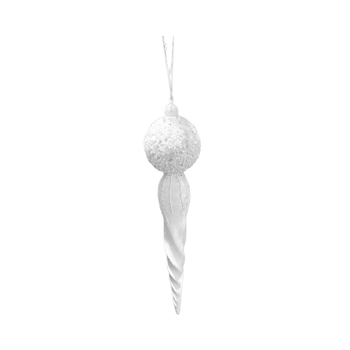 10" Finial White