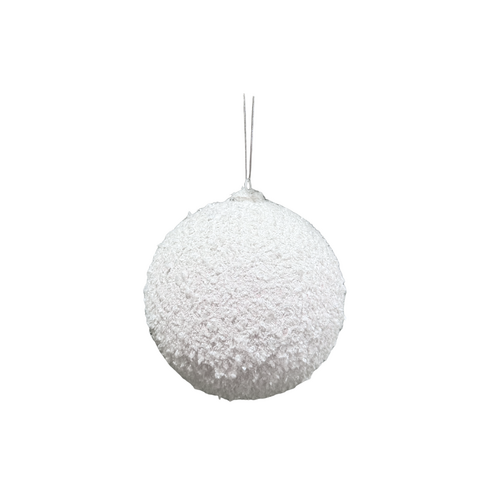 150mm Bauble White