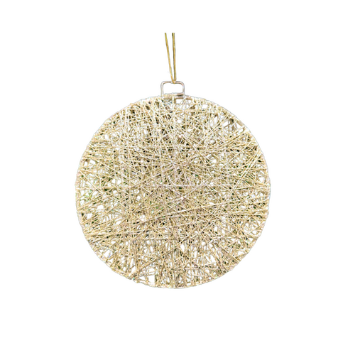 9" Disk Champagne/Gold