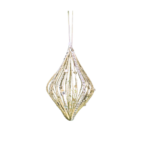 5" Teardrop Champagne