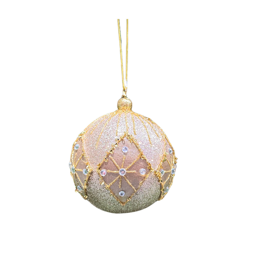 100mm Bauble Gold