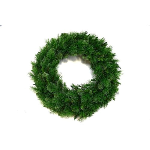 36' DOUBLE WREATH - GREEN MIXED  SPRUCE 280 Tips