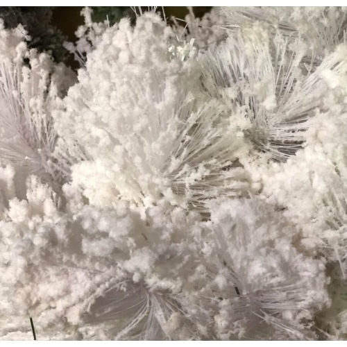 9'X12' WHITE GARLAND FLOCK  SNOW 70 Tips