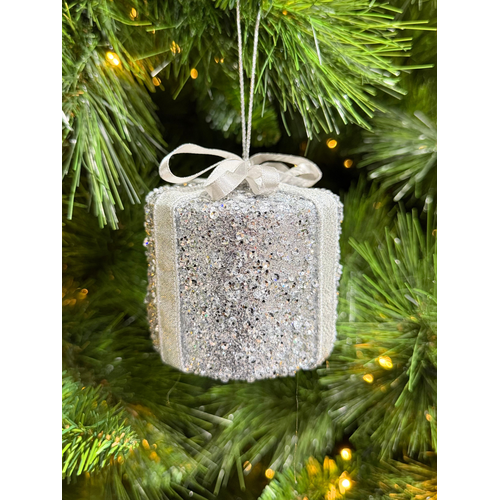 3' Round Gift Box Silver