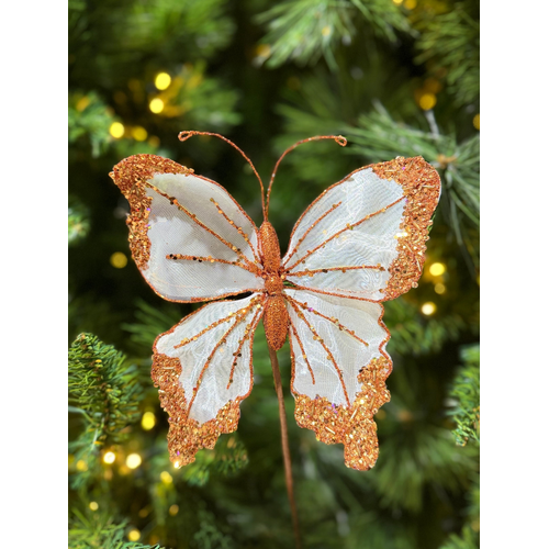 7' Butterfly with Glitter Edging