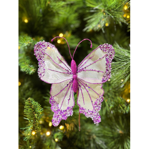7' Butterfly with Glitter Edging 