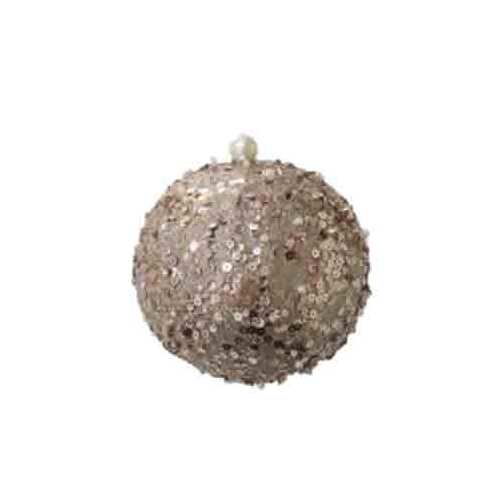120mm Glitter Ball Champagne