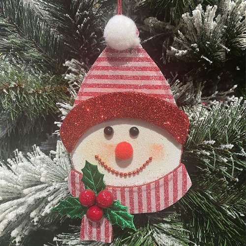 7" Snowman Ornament