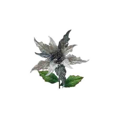 10" POINSETTIA SINGLE STEM