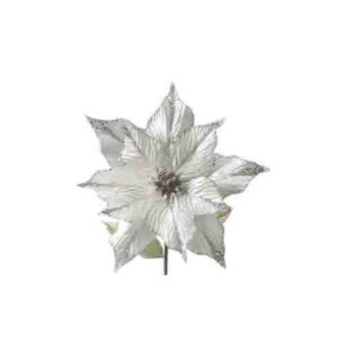 10" POINSETTIA SINGLE STEM