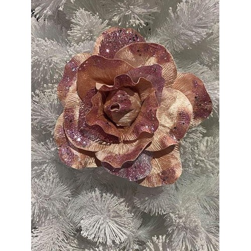 13" POINSETTIA SINGLE STEM CHAMPAGNE