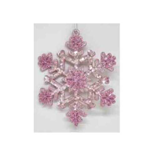 6" SNOWFLAKE PINK