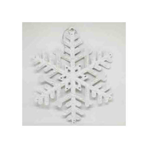 10.5" SNOWFLAKE WHITE