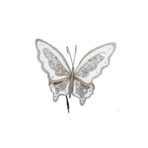 10" White Butterfly