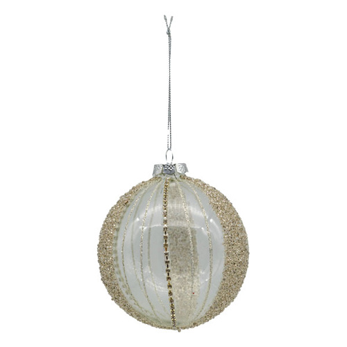 Silver Encrusted Bauble