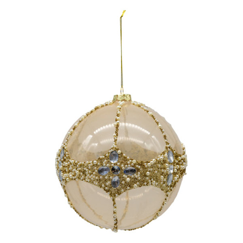 15cm Elegant Pearl Bauble