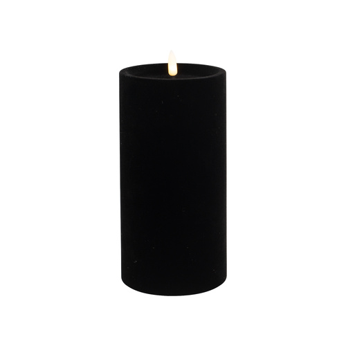 LED Candle Velvet Black Large