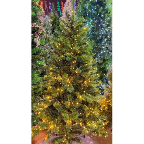 8ft Frosted Carolina Pre-Lit