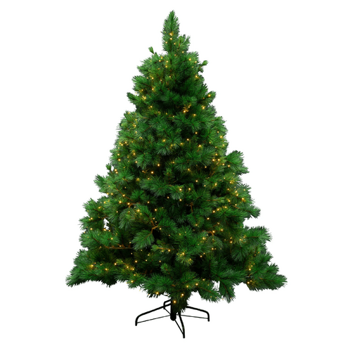 THC2347 5FT Brighton Spruce LED. 307 Tips, 300m LED Warm whte & Multi 10 function transformer