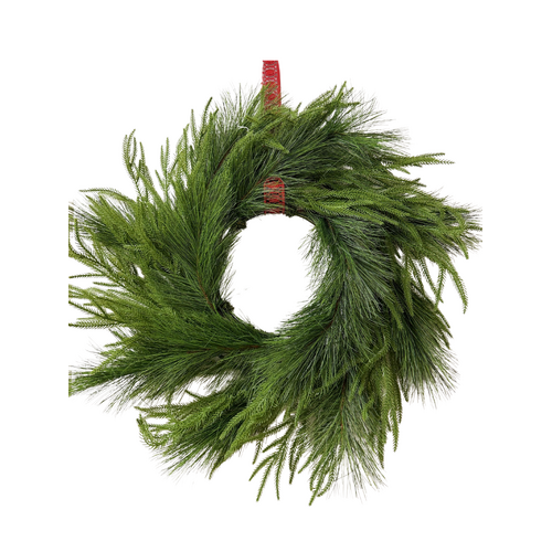 32" Mountain Pine Double Wreath