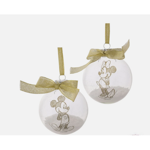 Collectible Bauble Set Mickey & Minnie