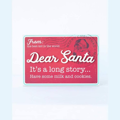 Dear Santa Wall Deco