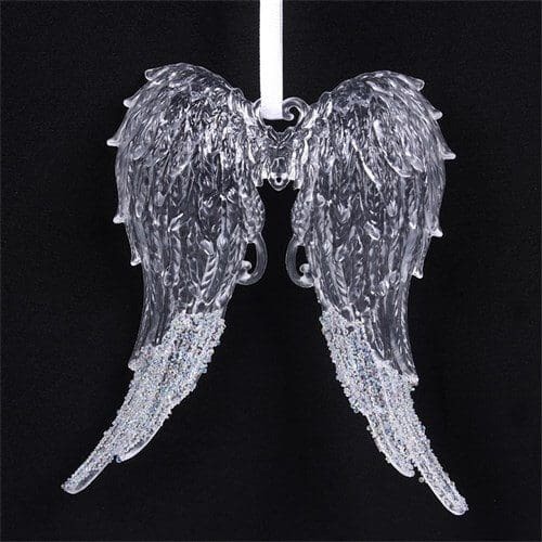 Angel Wing Tree Ornament 15cm