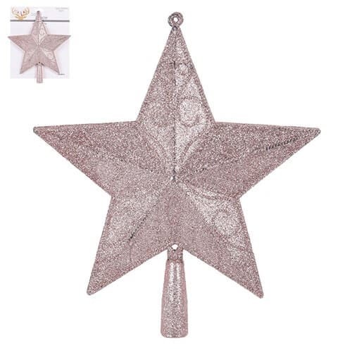 Gold Glitter Star Tree Topper