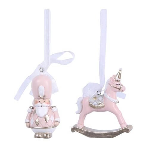 Rocking Horse or Nutcracker Orn 7cm
