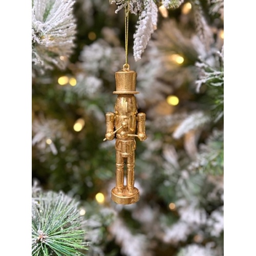 Nutcracker Ornament Gold 13cm