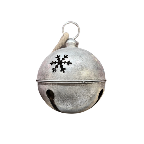 Antique Silver Metal Bell 24cm
