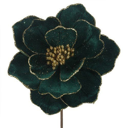 Emerald Green Magnolia 23cm w/Stem