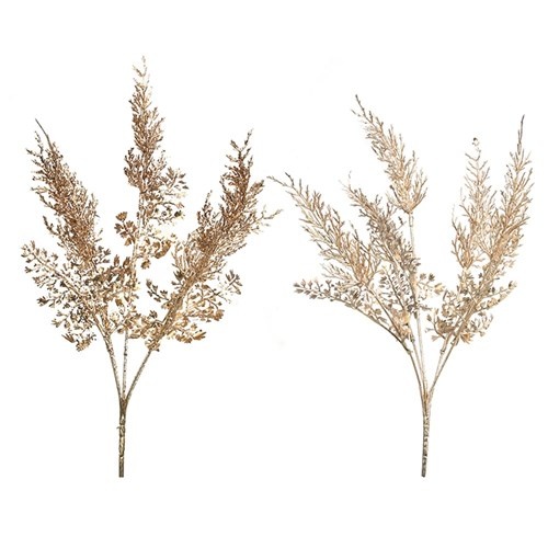 33cm Gold or Platinum Fern