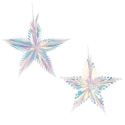 Iridescent Foil Star 38cm