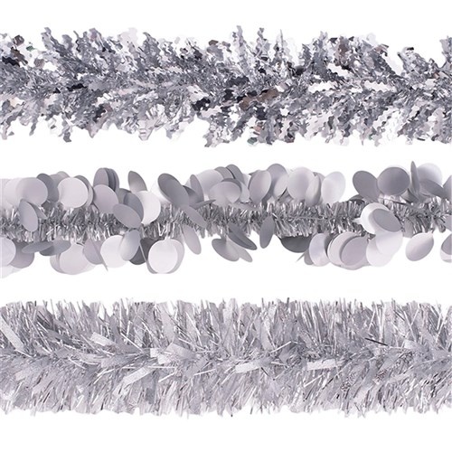 Tinsel 2m - Silver