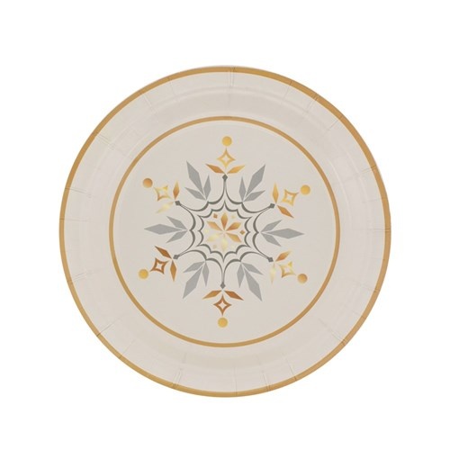 Snowflake Paper plates Pk20 18cm
