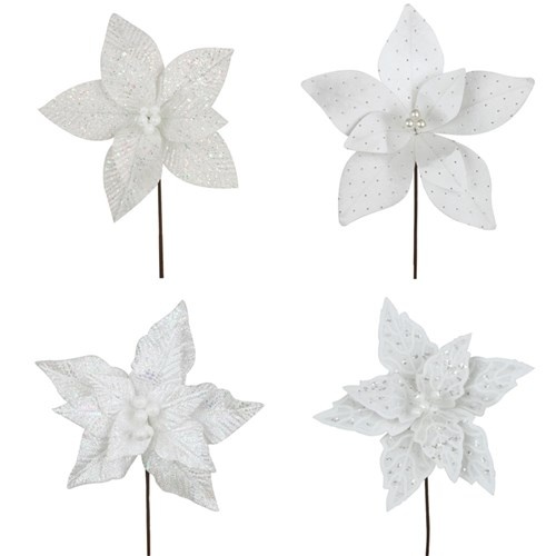 26cm Poinsettia with Stem