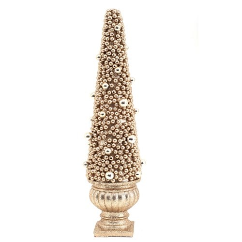 42cm Champagne Tree in Pot